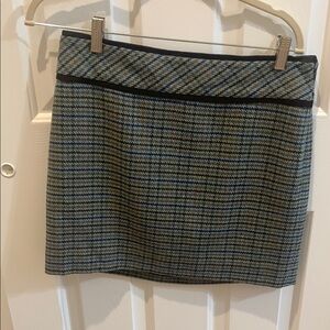 Outback Red brown/blue/tan Pencil Mini Skirt